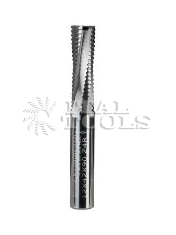 Ital Tools FEW19 High-speed solid carbide spiral bit Z=4R with chip-braker. Application: panel sizing and cutting of chipboards, veneer plywood, MDF, OSB, plastics and laminate. Machines: CNC Routers Features: - High-tenacity solid carbide micrograin; - Feed rate 20 m/min ** by particular geometry of cutting teeth Z=4; - Excellent finish on the upper and lower side of panel; - Longer life up to 50% more compared to the traditional tools. ** Providing that panel is well fixed on the machine.
