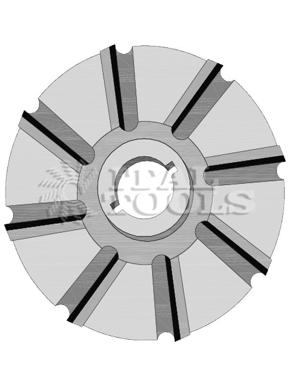 Ital Tools FFD13 Fresa piattabanda in diamante 5 mm riaffilabile per la refilatura del laminato da curvare nel post-forming e nei processi senza inserimento del profilo in MDF.
