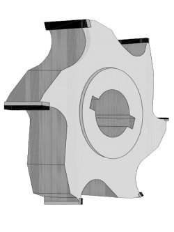Ital Tools FFD17 - Фреза алмазная для обработки как нижней, так и верхней пласти ламинированных плит