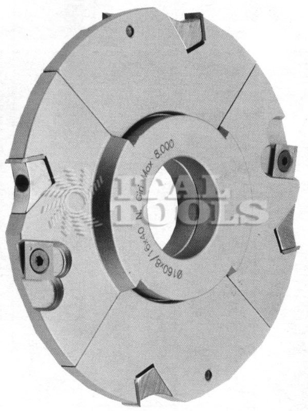 Ital Tools FRC07 Porte-outils à rainer extensible à plaquettes réversibles