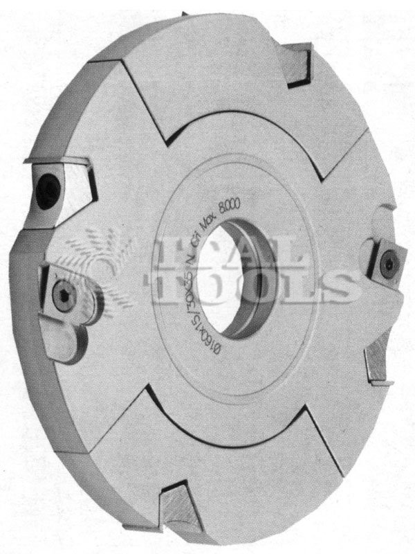 Ital Tools FRC10 Пазовые регулируемые фрезы со сменными пластинами. Фрезы регулируются с помощью дистанционных колец