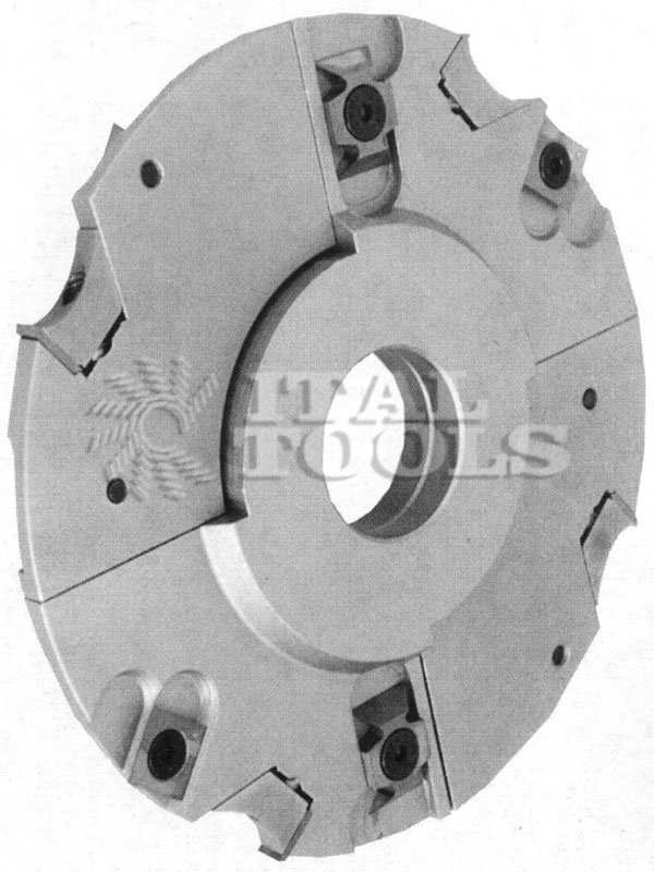 Ital Tools FRC13 Cutterheads for adjustable grooves with bevelling or rounding inserts