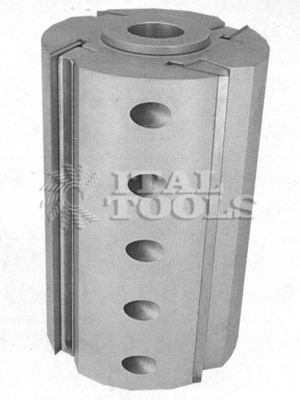 Ital Tools FRC16 Testa portacoltelli per spianare a serraggio idraulico con coltelli HSS 30X3
