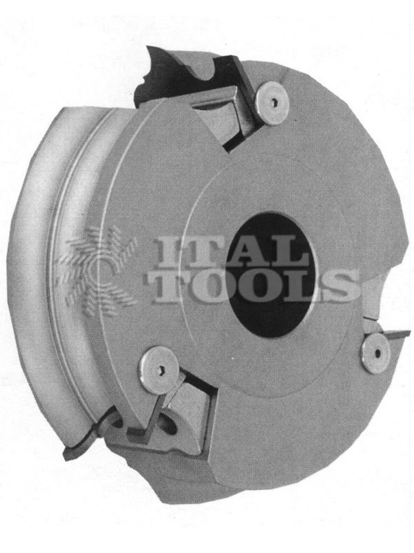 Ital Tools FRC35 Porte-outils multiprofils à plaquettes amovibles