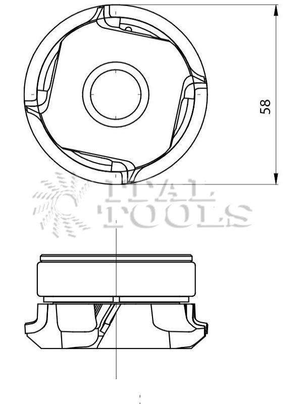 Ital Tools BRD06 Diamond cutter for machines SCM code 29L0399293F
