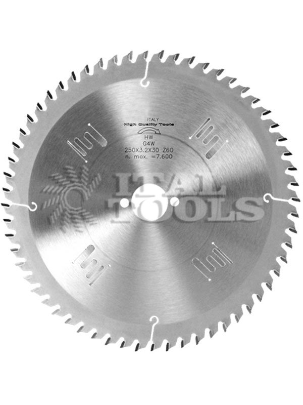 Ital Tools LCU12 Lame circulaire carbure silencieuse pour couper sans inciseur 