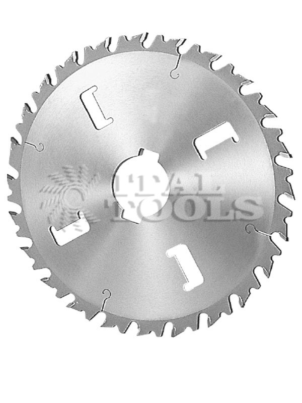 Ital Tools LMU07 Circular saw blade with alternate teeth anti-kickback device and expansion slots