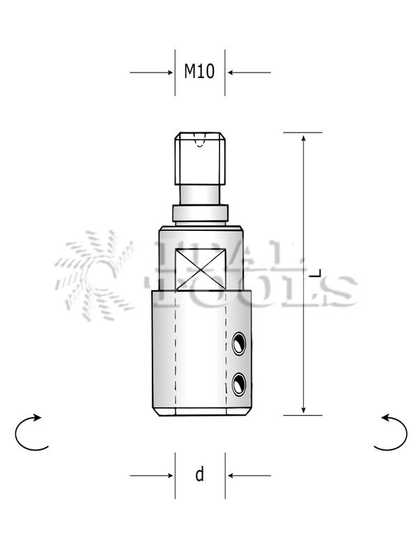 Ital Tools MPU02 Chuck for dowel drill for Morbidelli machines