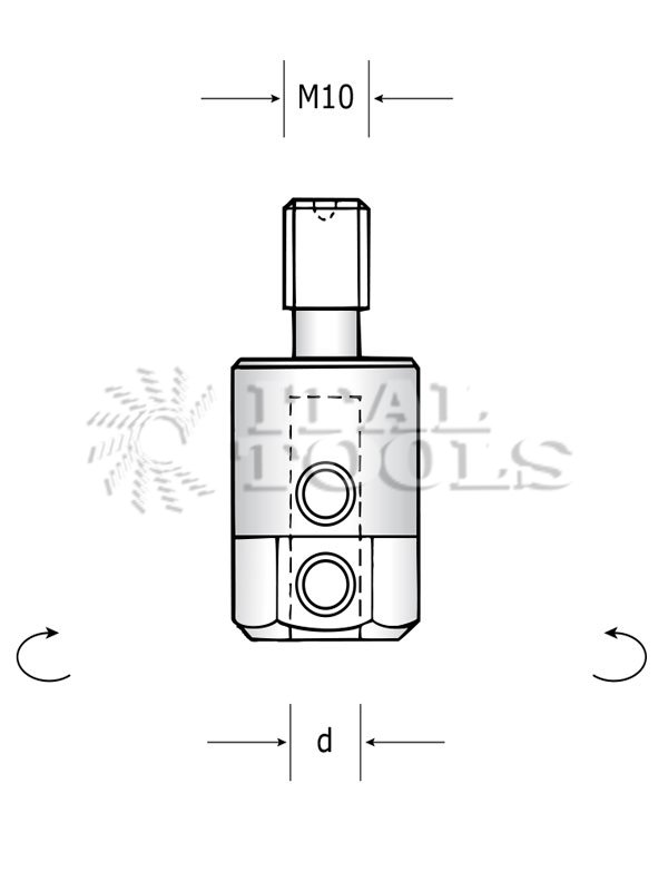 Ital Tools MPU05 Chuck for dowel drill for Nottmeyer machines