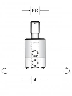 Ital Tools MPU05 - Drill chuck M10 for Nottmeyer machines