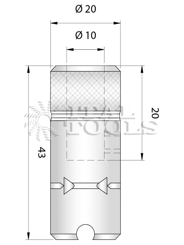 Ital Tools MPU11 Chuck for dowel drill for Morbidelli machines