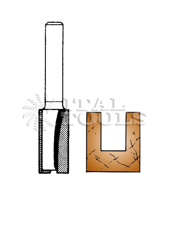 Ital Tools PES01 Straight router bit