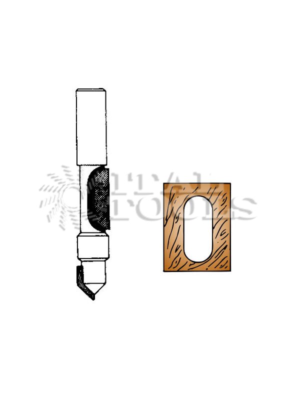 Ital Tools PES08 Router bit for locks