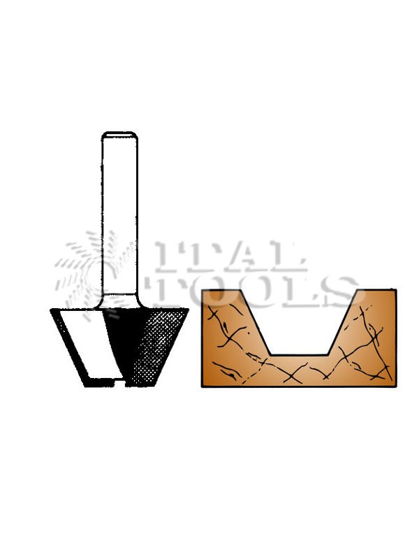 Ital Tools PES09 Profile router bit
