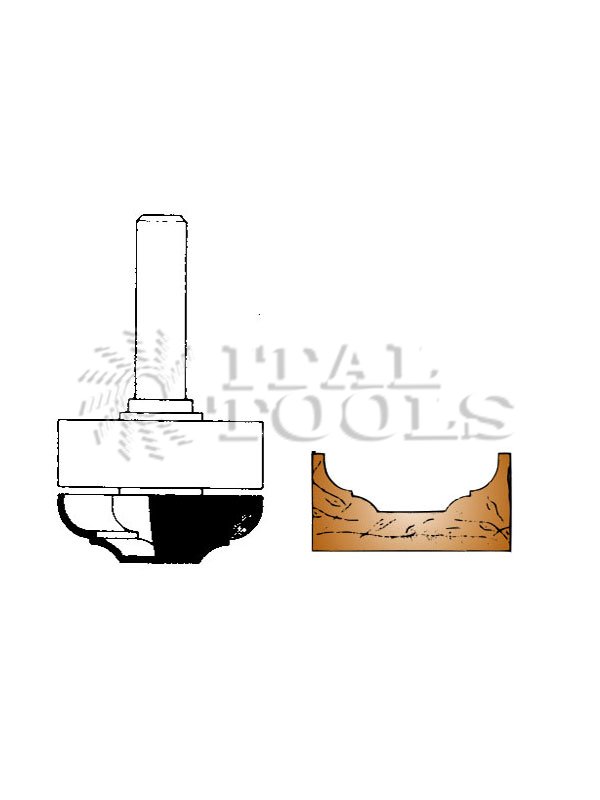 Ital Tools PES18 Punta sagomata con cuscinetto