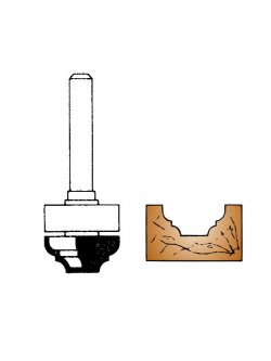 Ital Tools PES23 - Decorative ogee bit with bearing