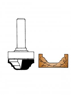 Ital Tools PES26 - Decorative ogee bit with bearing