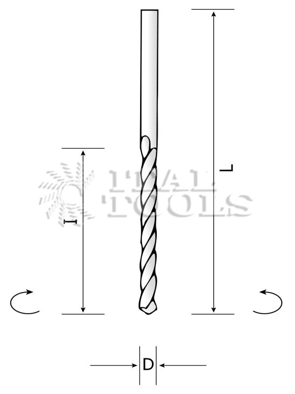 Ital Tools PHM11 Punta in metallo duro integrale  