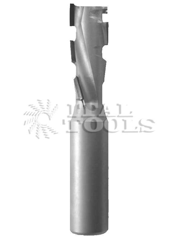Ital Tools PPD03 Diamond router bit economic type Two spiral cutting divisions, PCD depth 2,5 mm. Positive /negative cutting edges, good finish on the upper and lower side of panel, low-noise. Feed rate: about 4-5 meters/min.

