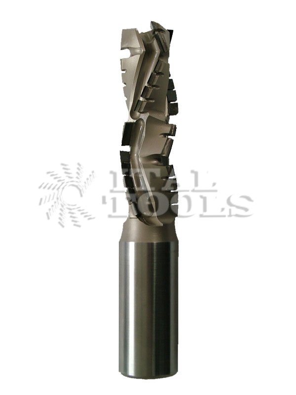 Ital Tools PPD27 Re-sharpening diamond router bit Double rotation, right/left, with three cutting divisions, three working cutting edges, PCD depth 4,5 mm, suited to avoid tools change time. Positive /negative cutting edges, excellent finish, low-noise. Feed rate: 10-20 meters/min. 
