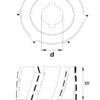 FFD05 Diamond jointing cutter for edgebanders SCM 07L0204404L, 07L0204403G, 07L0205338A, 07L0205337H, 07L0204406D, 07L0204405B, 07L0205340D, 07L0205339C