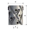FFD18 Pre-milling jointing cutter with diamond inserts for edgebanders