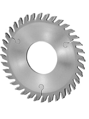 CDO:LBR04 - Scoring blade for squaring and edge banding machines with unilaterally bevelled teeth