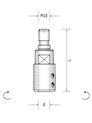CDO:MPU02 - drill huck for Morbidelli machines