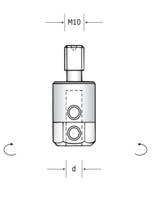 CDO:MPU05 - Drill chuck M10 for Nottmeyer machines