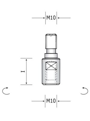 CDO:MPU08 - Hinge drill chuck for Morbidelli