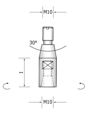 CDO:MPU09 - Hinge drill chuck for Alberti