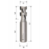 PPD07 Diamond shank cutters for CNC machines