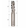 PPD07 Diamond router bit Z=2+2 with 3 cutting divisions