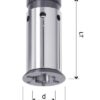PNZ10 Drawing High precision collet for hydro holders