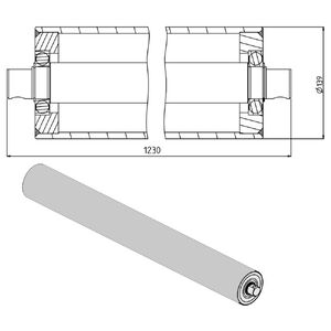 GROUP OSCILLATING ROLLER (110) SCM code 2723632900B