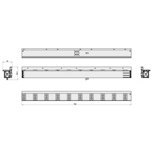 CANALE ADD.VUOTO SX L=1165 STD SCM code 2766120115G