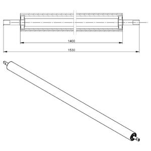 L=1400 SH 40 PRESSURE ROLLER DIAM 70 SCM code 2776744911C