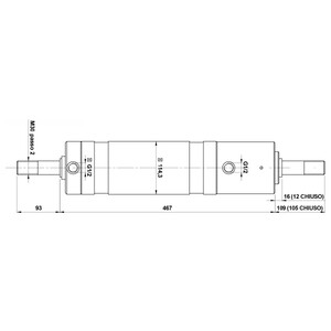 HYDRAULIC CYLINDER SCM code 27E3030660F