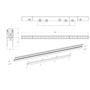 SUPPORT PANEL ASSY  K130 - K130EVO SCM code 29L0055579G