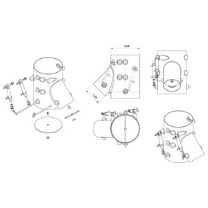 ASS.COLLETTORE ASPIRAZ. D=2X248/148 SCM code 29L0055827D