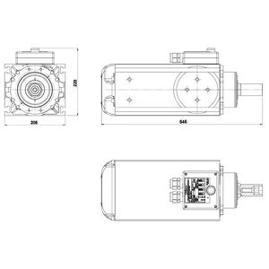MOTORSPINDLE 175X205 15 KW 40X75 SCM code 29L0071857G