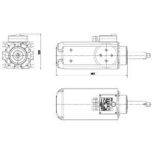 MOTORSPINDLE 175X205 15 KW 40X123 SCM code 29L0094140C