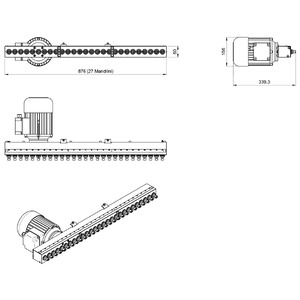 ASSIEME 27 MANDRINI MOTORE 50/60HZ TRIFASE SCM code 29L0203153B