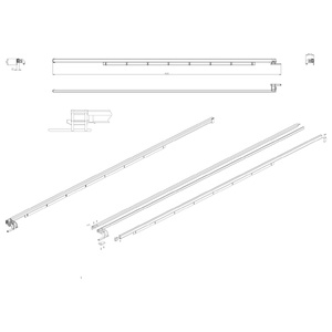 ANTI-OVERTURNING GUIDE ASSEMBLY L/H SIDE SCM code 29L0221383B