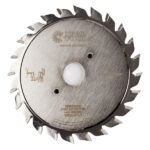 Scoring saw blades for panel sizing